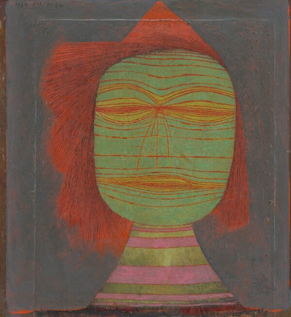 Paul Klee – Glumačka maska – ulje na platnu iz 1924., MoMA New York