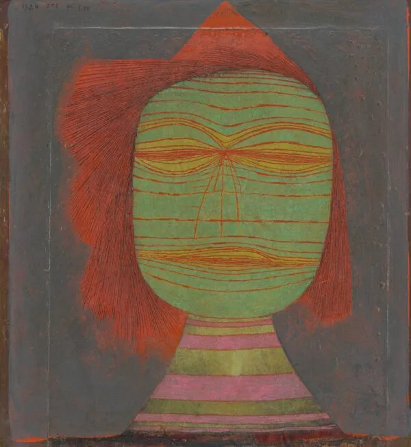 Paul Klee – Színészmaszk – olaj vásznon 1924-ből, MoMA New York