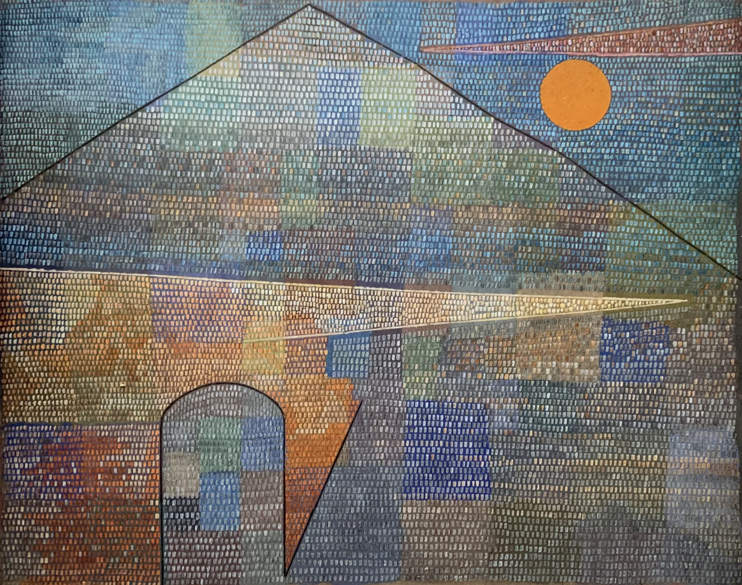 Paul Klee – Ad Parnassum – tempera vásznon 1932-ből, Kunstmuseum Bern