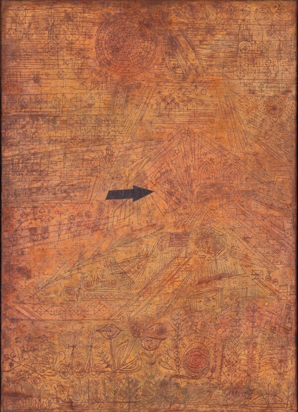 Paul Klee – Arrow in the Garden – oil and tempera on linen of 1929, Centre Pompidou