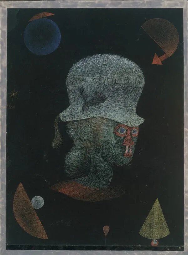 Paul Klee – Asztrológiai-fantasztikus portré – gouache és tus 1924-ből, The Metropolitan Museum of Art