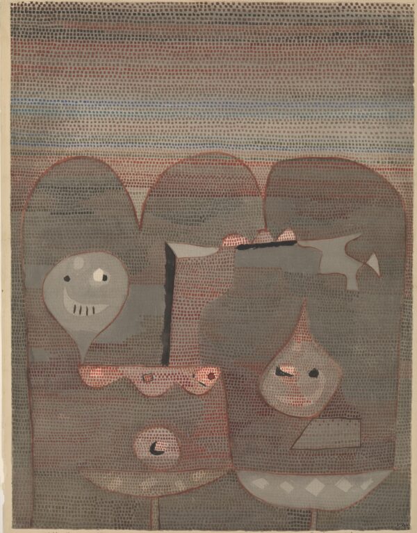 Paul Klee – Barbarska žrtva – akvarel na papiru iz 1932., Guggenheim, New York