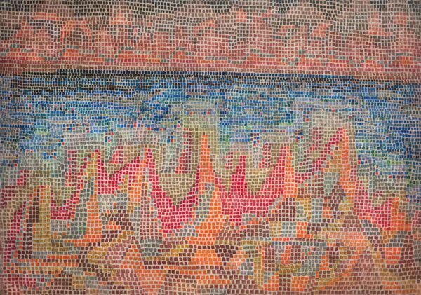 Paul Klee – Litice uz more – ulje i obojena pasta iz 1931., Lenbachhaus, München