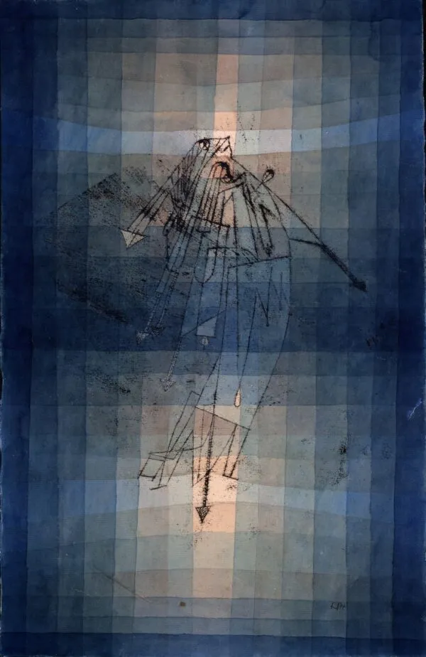 Paul Klee – Dance of the Moth – oil transfer, pencil and watercolour on paper, 1923, Aichi Prefectural Museum of Art