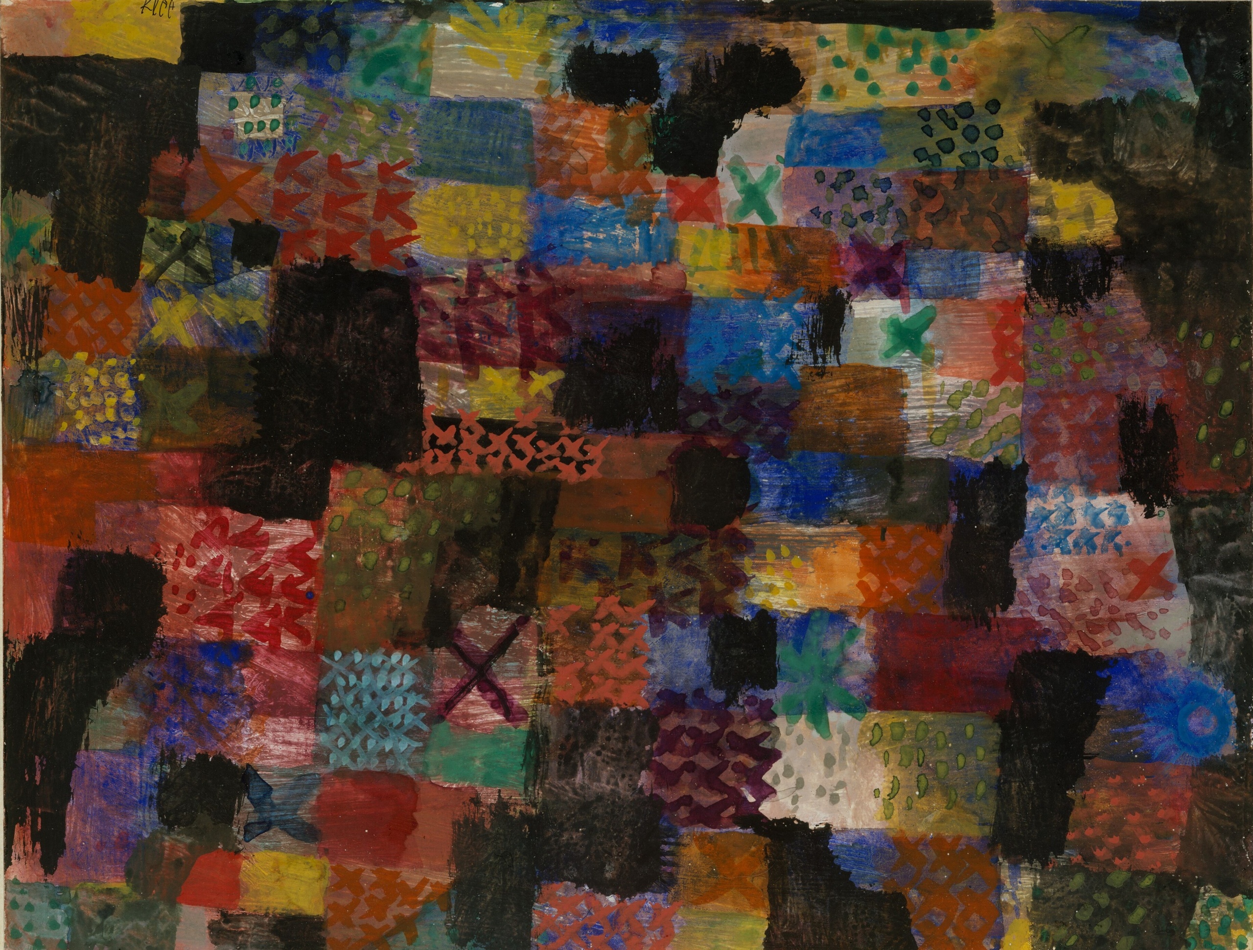 Paul Klee – Duboki patos – gvaš i akvarel na papiru iz 1915., The Metropolitan Museum of Art