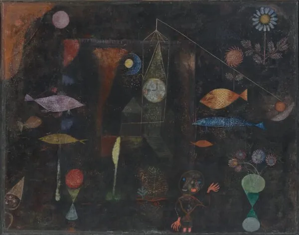 Paul Klee – Fish Magic – oil and watercolour on canvas, 1925, Philadelphia Museum of Art