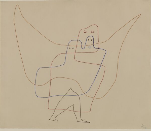 Paul Klee – Pod anđeoskom zaštitom – tuš i akvarel na papiru iz 1931., Solomon R. Guggenheim Museum