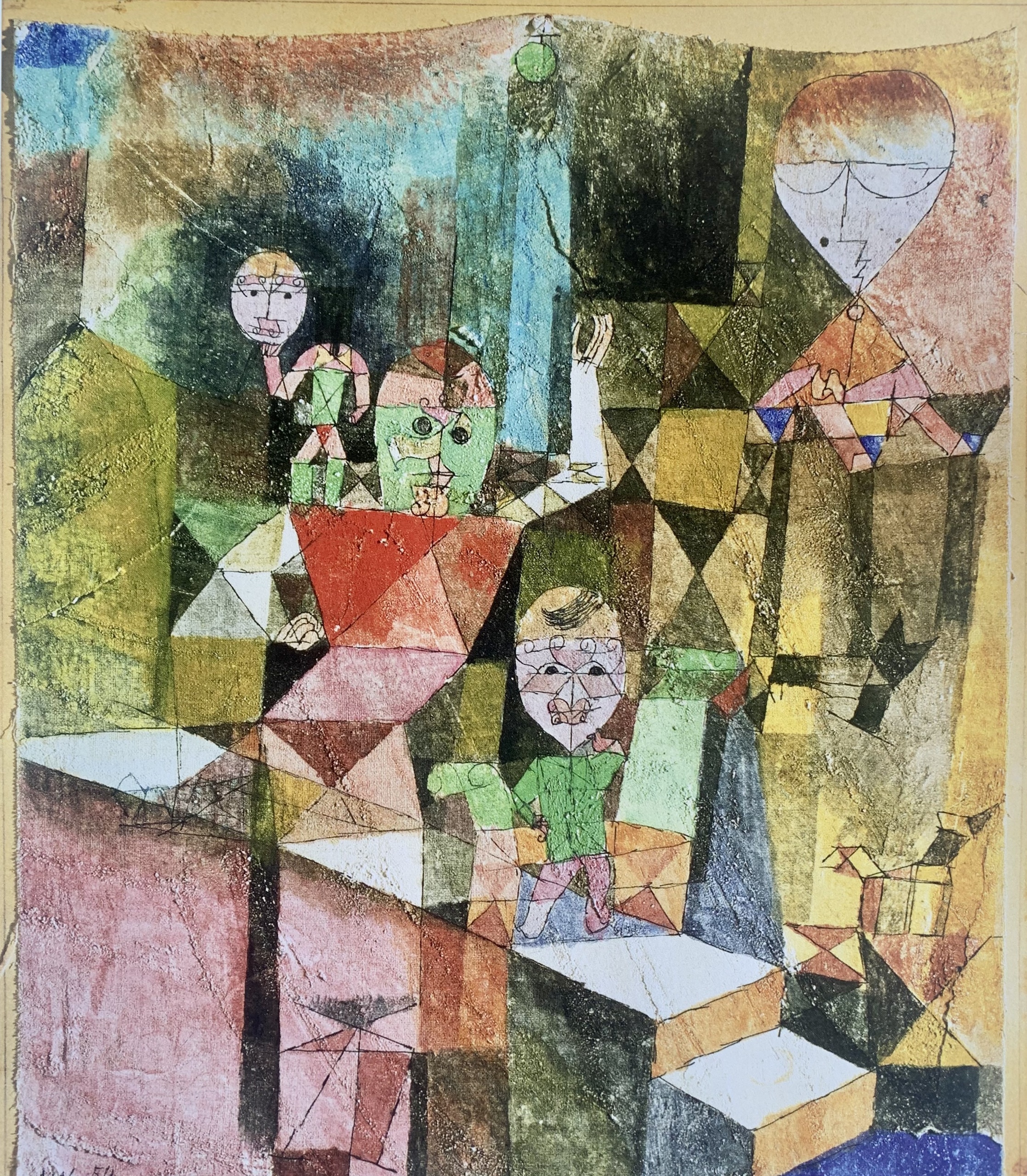 Paul Klee – Predstavitev čudeža – delo iz leta 1916 v Muzeju moderne umetnosti v New Yorku