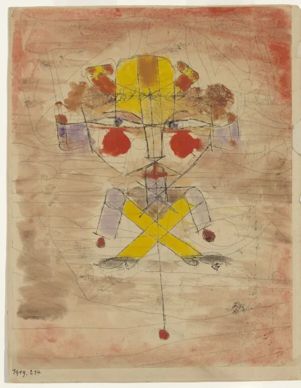 Paul Klee – Lutka na koncu – akvarel i olovka iz 1919., Guggenheimov muzej, New York