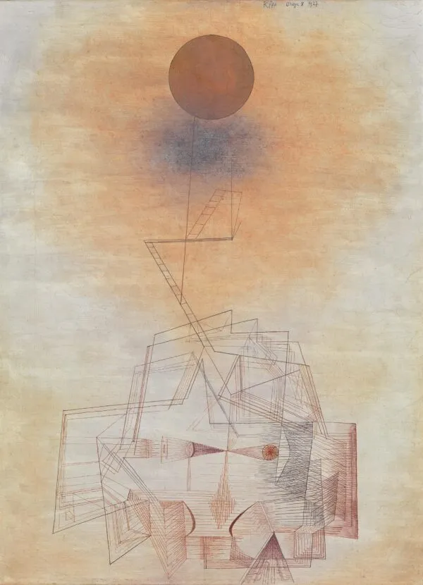 Paul Klee – Limits of Reason – tempera on canvas of 1927, Pinakothek der Moderne