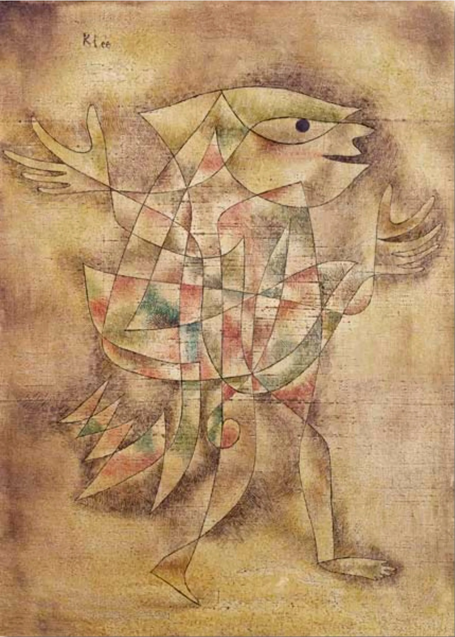 Paul Klee – Little Jester in a Trance – oil on canvas of 1929, Museum Ludwig