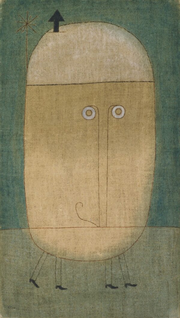 Paul Klee – Maska straha – ulje na juti iz 1932., MoMA New York