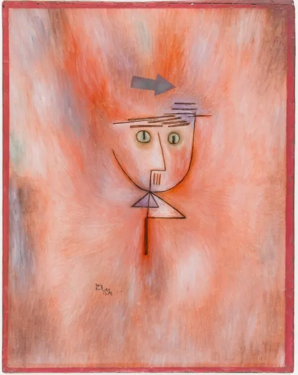 Paul Klee – Majdnem eltalálva – olaj kartonon 1928-ból, SFMOMA