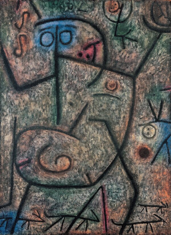 Paul Klee – Oh, te glasine! – tutkalna boja i ulje na platnu iz 1939., Fondation Beyeler