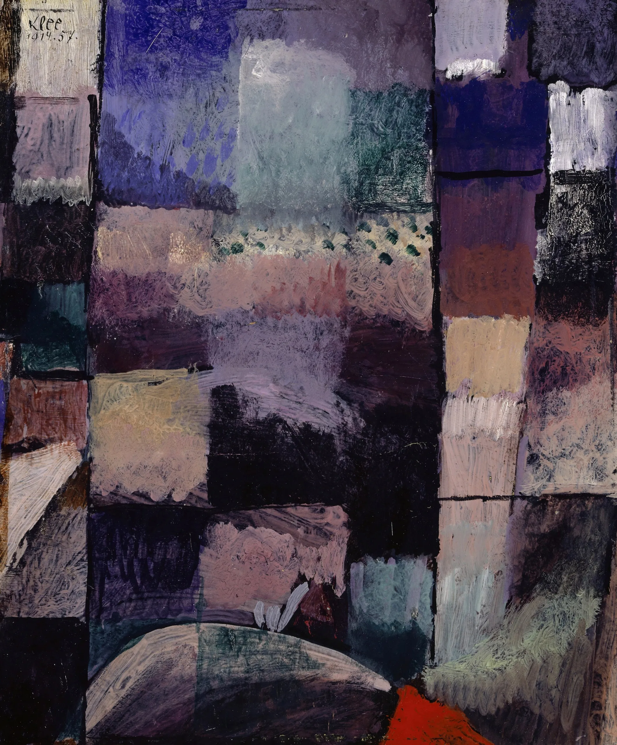 Paul Klee – Sur un motif de Hammamet – tableau peint à la main