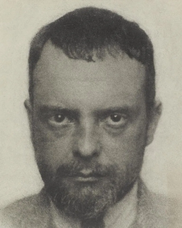 Paul Klee Hugo Erfurth fotóján (1922), részlet