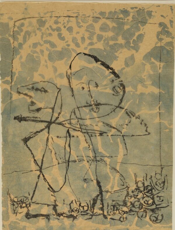 Paul Klee – Public Duel – India ink and watercolour on tissue paper of 1932, Guggenheim