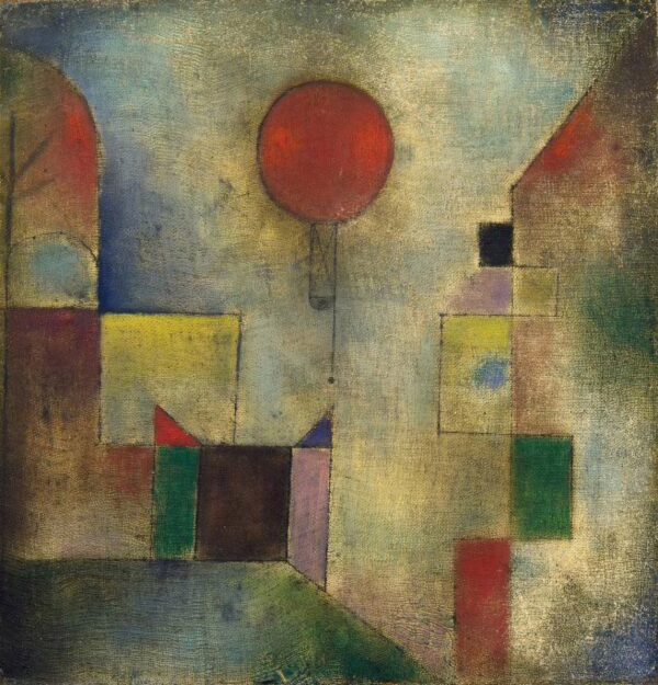 Paul Klee – Red Balloon – oil on gauze, 1922, Solomon R. Guggenheim Museum, New York