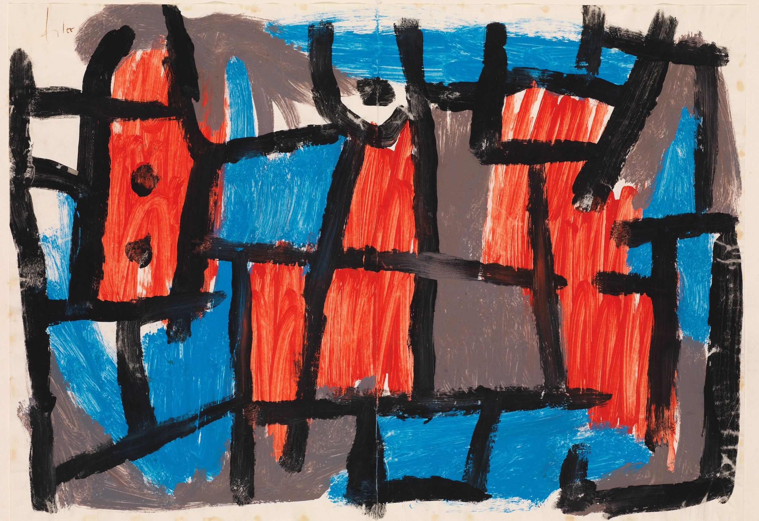 Paul Klee – Ura pred nočjo – gvaš na papirju iz leta 1940, The Metropolitan Museum of Art