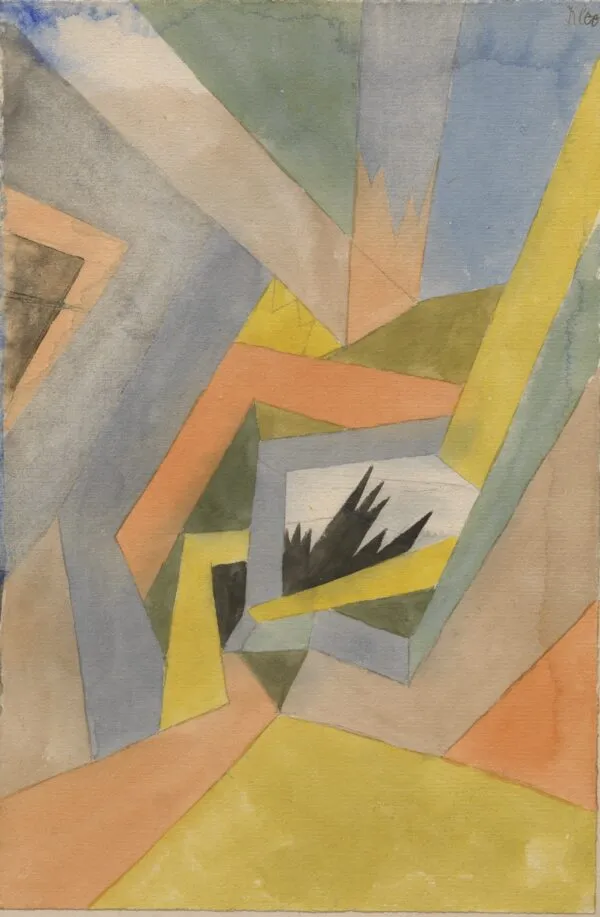 Paul Klee – Ideja jela – akvarel, tuš i pastel na papiru, 1917., Solomon R. Guggenheim Museum