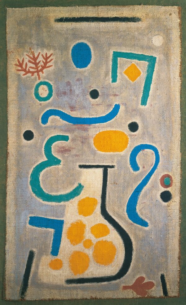 Paul Klee – Vaza – ulje na jutenom platnu iz 1938., Fondation Beyeler