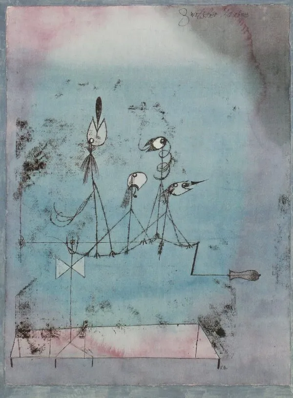 Paul Klee – Twittering Machine – watercolour of 1922 at the Museum of Modern Art, New York