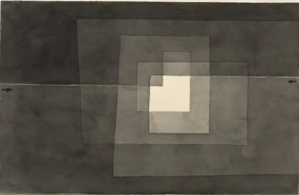 Paul Klee – Dva puta – akvarel na papiru iz 1932., Solomon R. Guggenheim Museum
