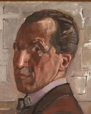 Piet Mondrian saját magáról festett portréja, 1918