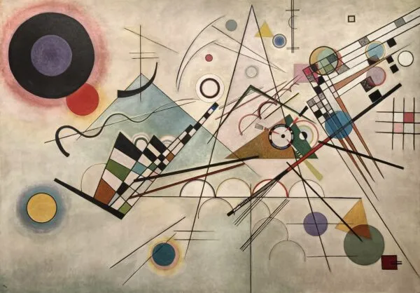 Vassily Kandinsky – Composition VIII – tableau peint à la main
