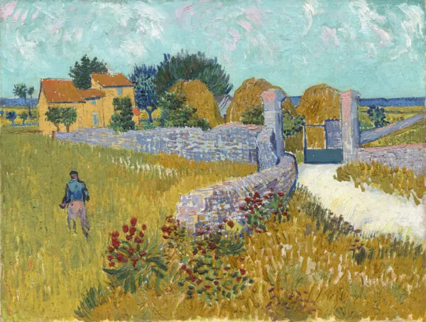 Vincent van Gogh – Farmhouse in Provence – the 1888 original, National Gallery of Art, Washington – oil on canvas