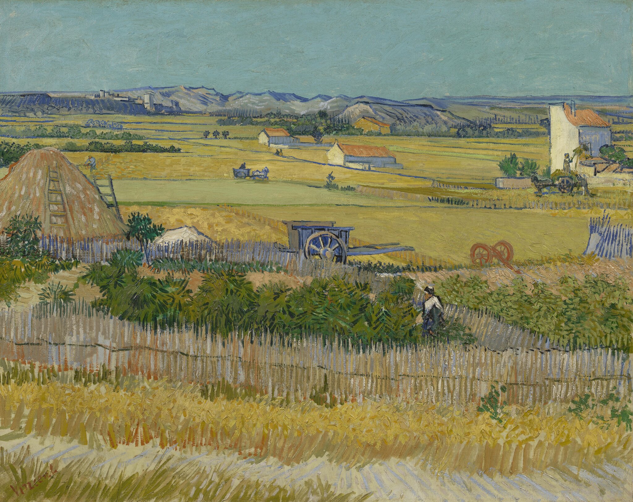 Vincent van Gogh – La Moisson – tableau peint à la main