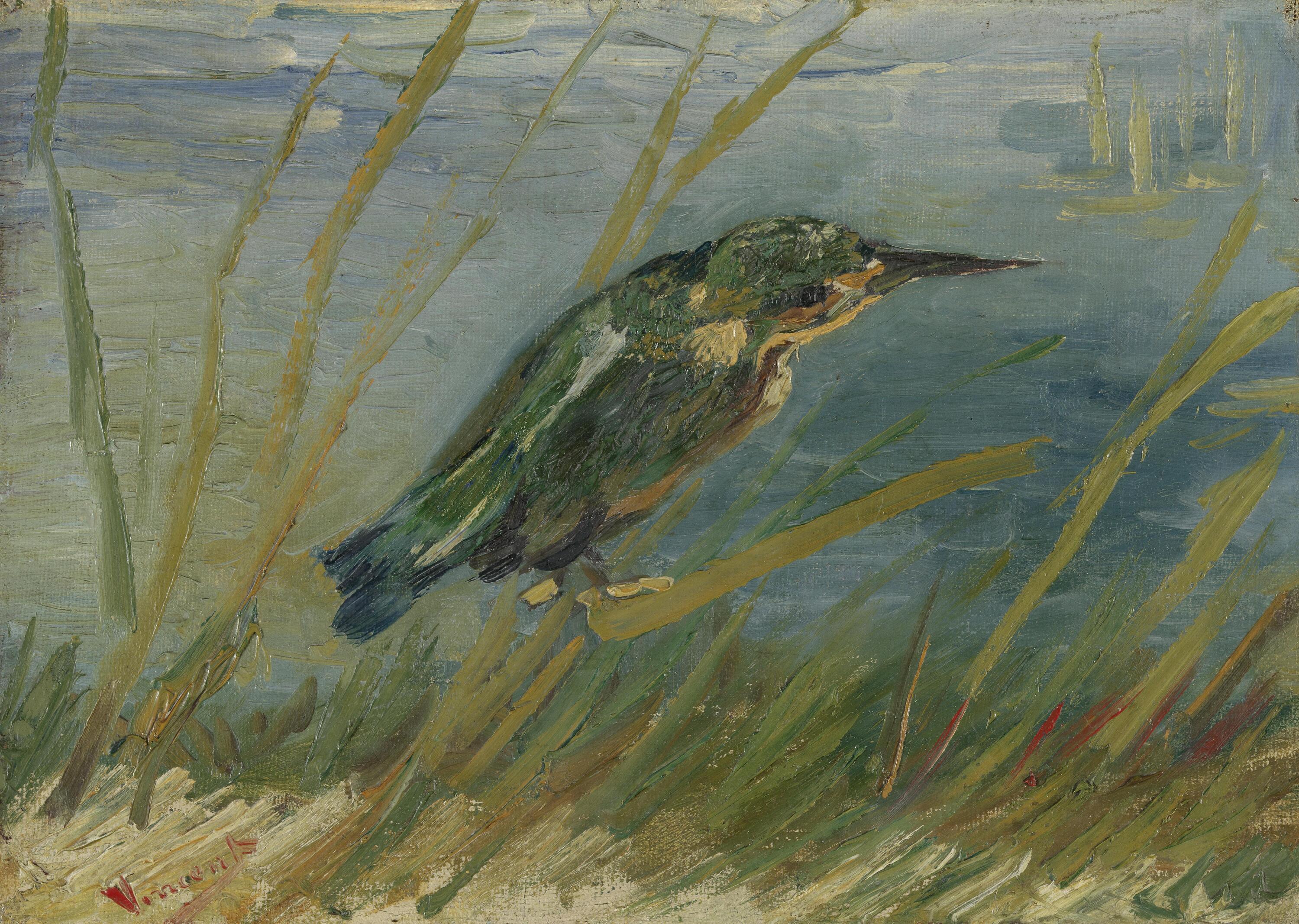 Vincent van Gogh – The Kingfisher – the 1887–1886 original, Van Gogh Museum, Amsterdam – oil on canvas