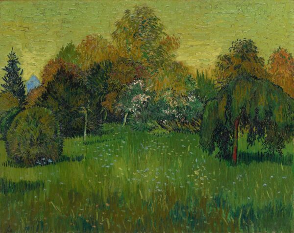 Vincent van Gogh – The Poet's Garden – the 1888 original, Art Institute of Chicago, Chicago – oil on canvas