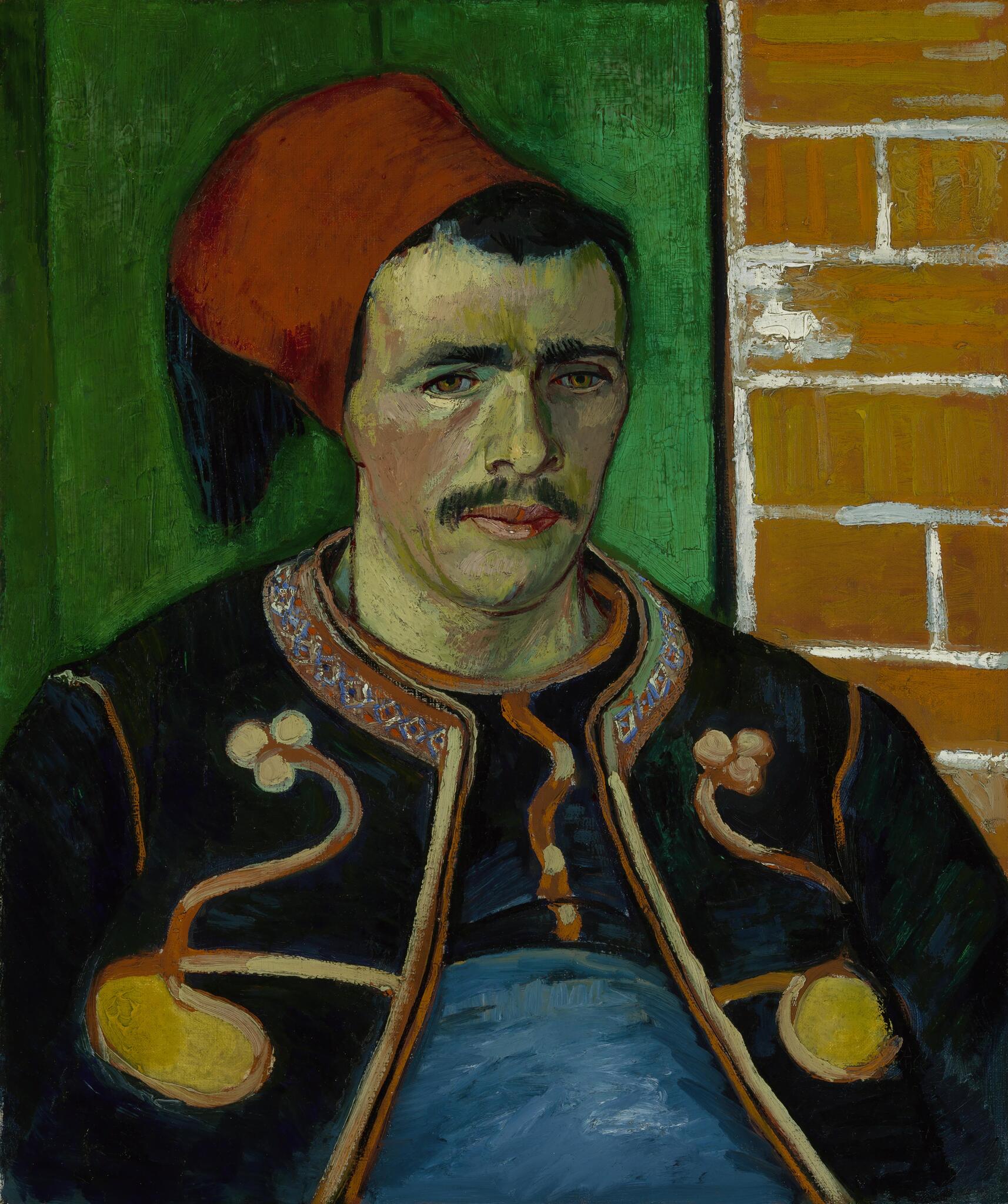 Vincent van Gogh – The Zouave – the 1888 original, Van Gogh Museum, Amsterdam (acc. no. s0067V1962) – oil on canvas